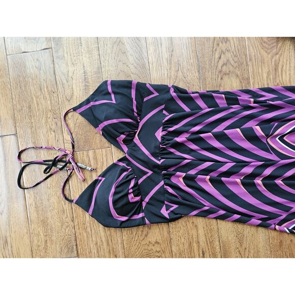 Saint Tropez West Women's Halter Maxi Dress Size 14 Resort Beach Tropical - Picture 5 of 10